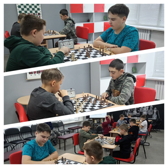 Турнир по шахматам среди обучающихся 3-4 и 5-6 классов.